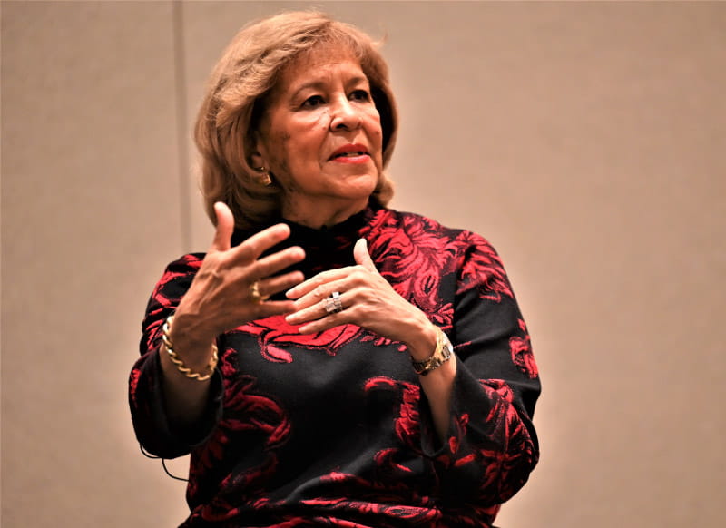 Marsha Jones takes part in a panel discussion at the American Heart Association's Scientific Sessions 2022 in Chicago. (American Heart Association)