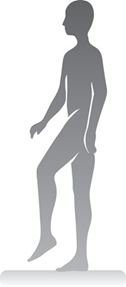 Standing On One Foot Illustration