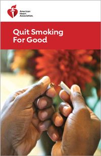 Quit smoking for good brochure cover