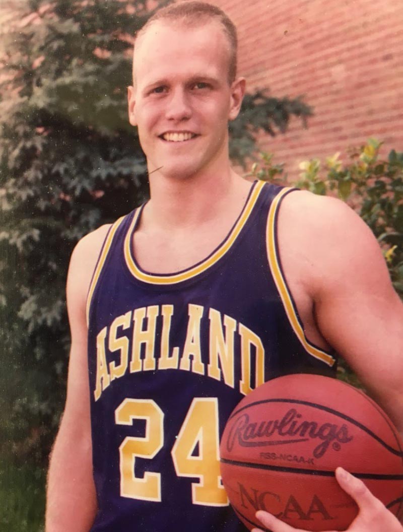 Nick Knapp played for Ashland University in 1998. (Photo courtesy of Nick Knapp)