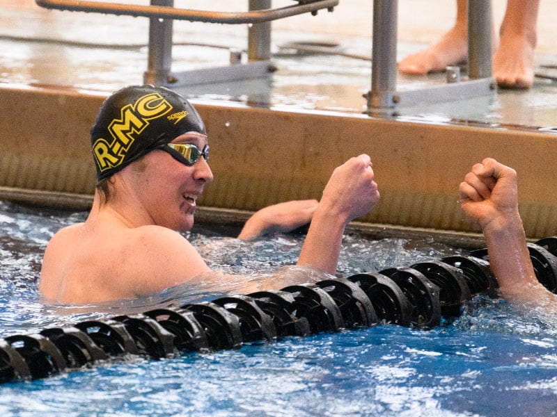 Heart transplant recipient and college swimmer Ben Pastva. (Photo courtesy of Keith Lucas/Sideline Media)