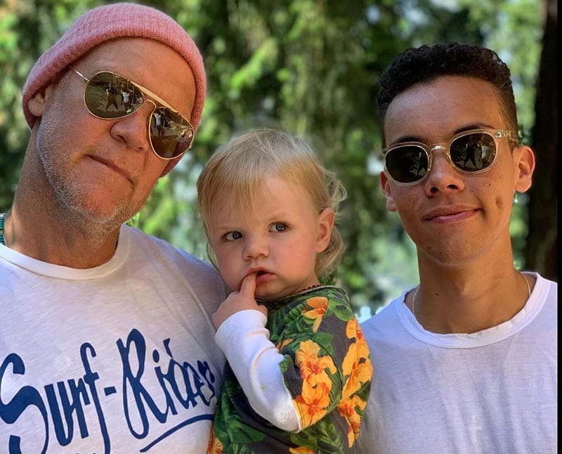 Murphy Jensen (left) with his sons, Duke (middle) and Billy. (Photo courtesy of Murphy Jensen)