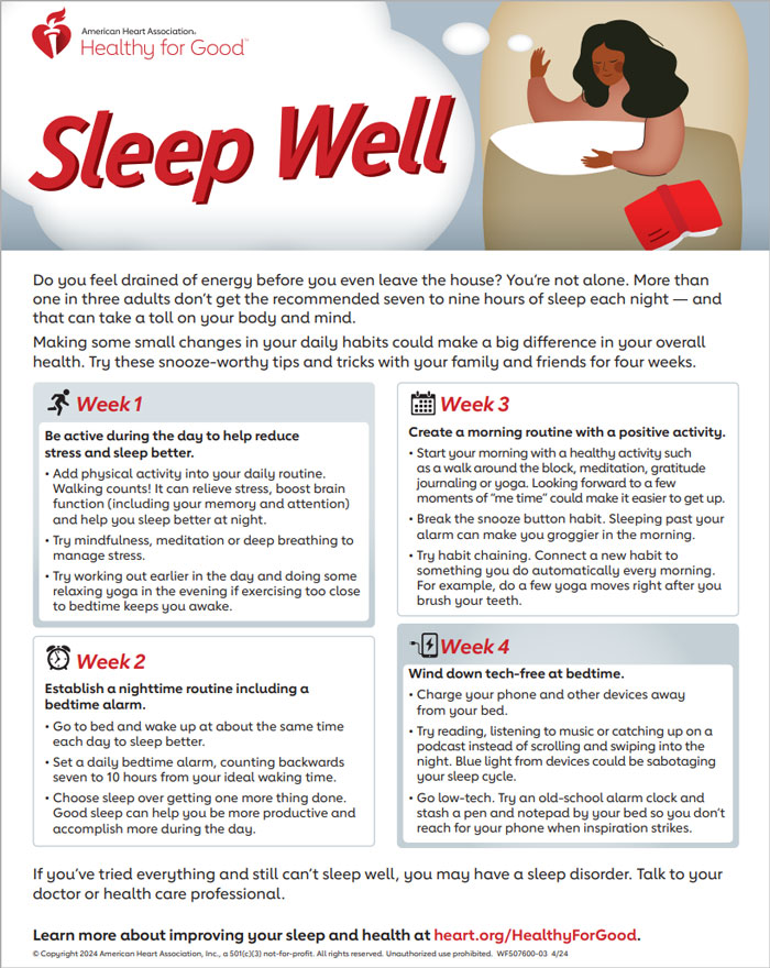 Infografía Sleep Well