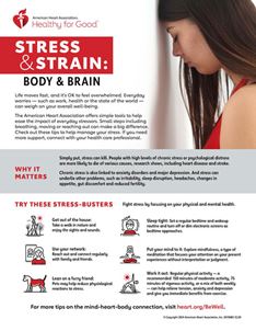 Stress Strain Body Brain Infographic Stress Strain Body Brain Infographic thumbnail