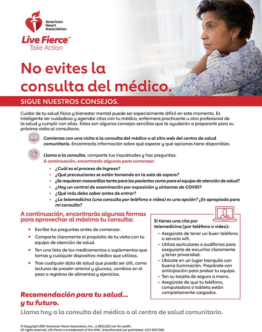 Infografía Llame a su médico